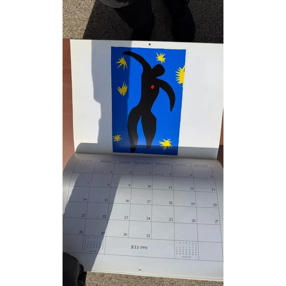 Henri Matisse Jazz 1991 Wall Calendar Art Institute of Chicago